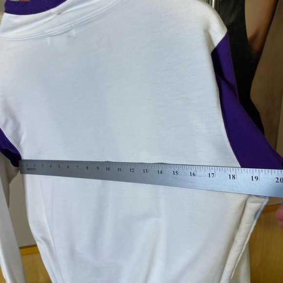 Women’s Vintage 80's BLAST Brand Woven Wide Neck White, Red, Purple, & Turquoise - Picture 6 of 6